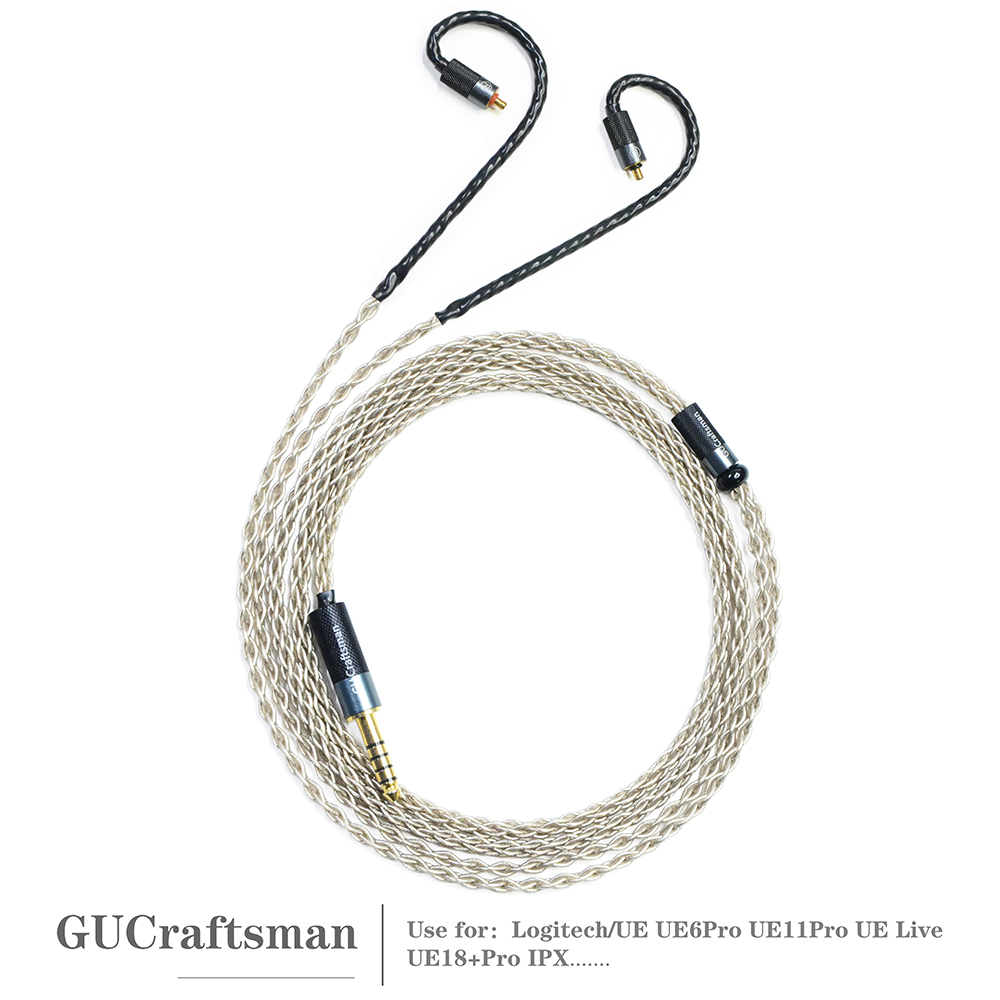 In Ear Monitor Iem - Cable IPX IEM plateado de cristal