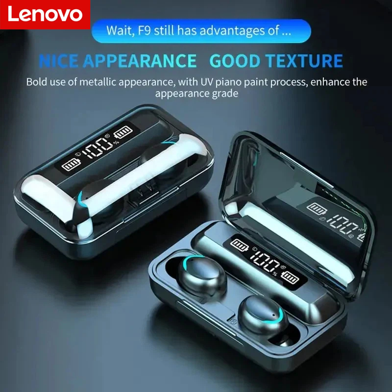 Usb C Earphone - Auriculares Inalámbricos Bluetooth Lenovo F9 -
