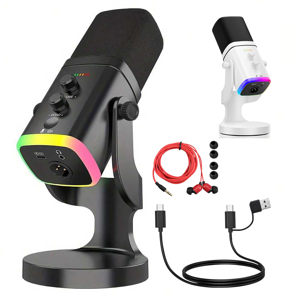 Micrófono Dinámico USB/XLR par - Gaming Headset Rgb reseña y precio