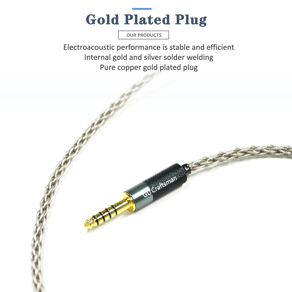 Cable IPX IEM plateado de cris - In Ear Monitor Iem reseña y precio