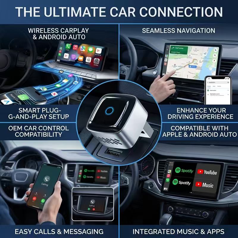 Adaptador CarPlay 2 en 1, de c - Bluetooth Adapter Receiver reseña y precio