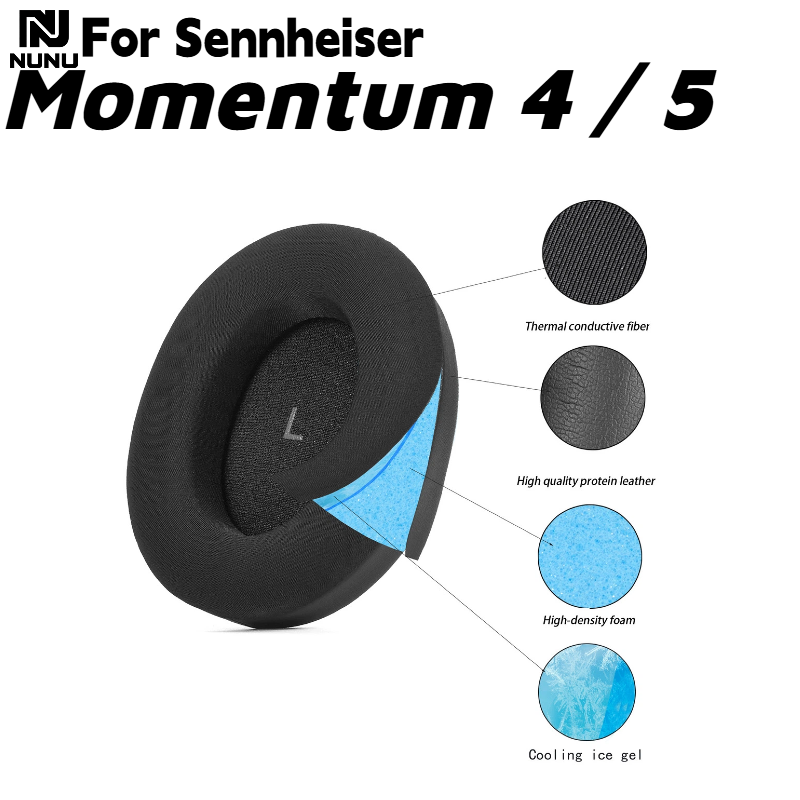 Almohadillas de repuesto cómod - Sennheiser Headphone Momentum 4 reseña y precio