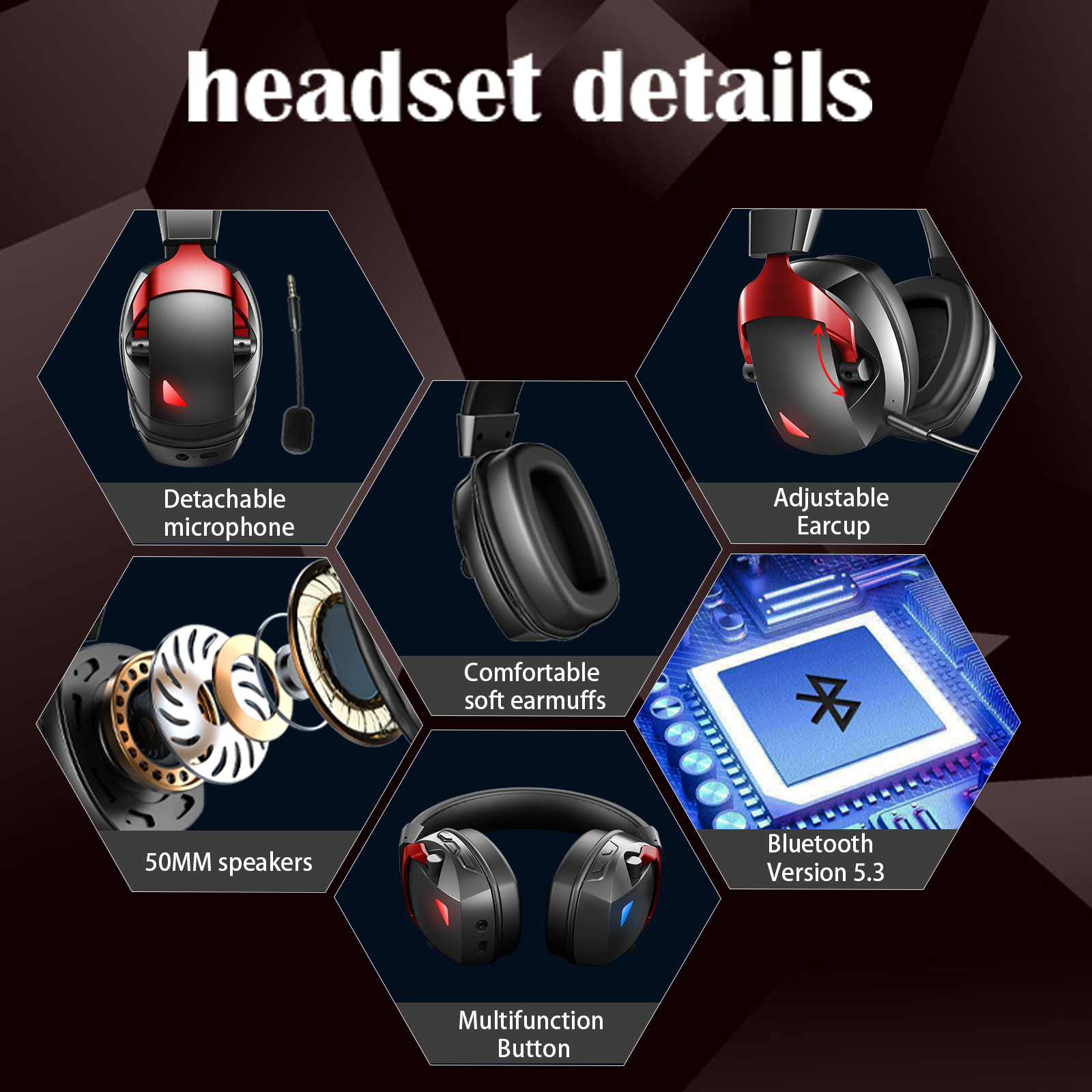 Auriculares inalámbricos para  - Gaming Headset Rgb reseña y precio