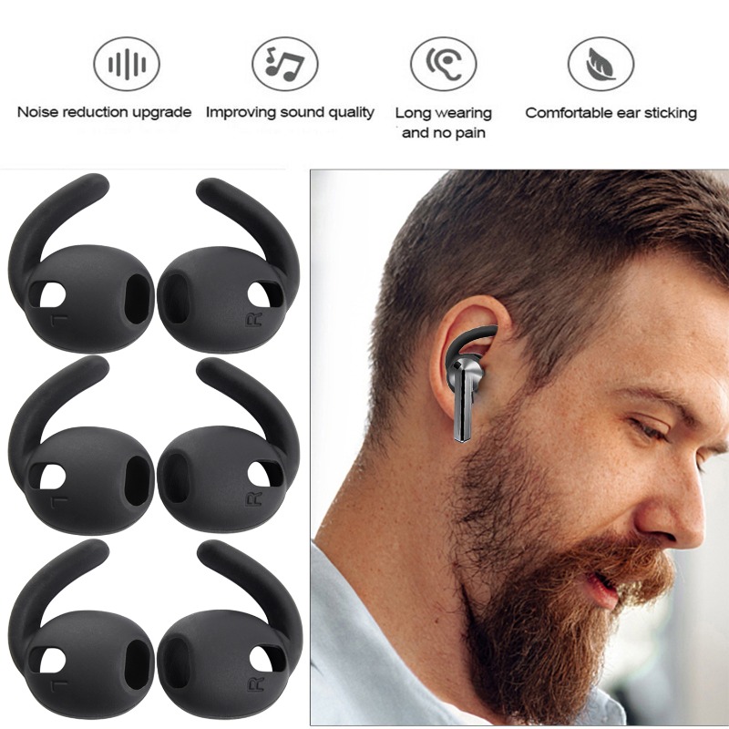 1-10 pares de ganchos de silic - Silicone Ear Tip Replacement reseña y precio