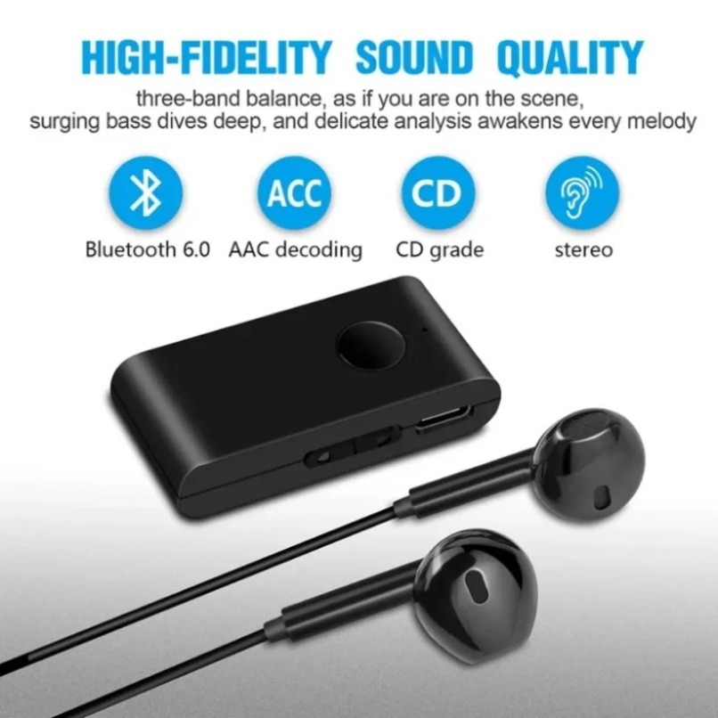 Receptor de Audio Bluetooth 5. - Bluetooth Adapter Receiver reseña y precio