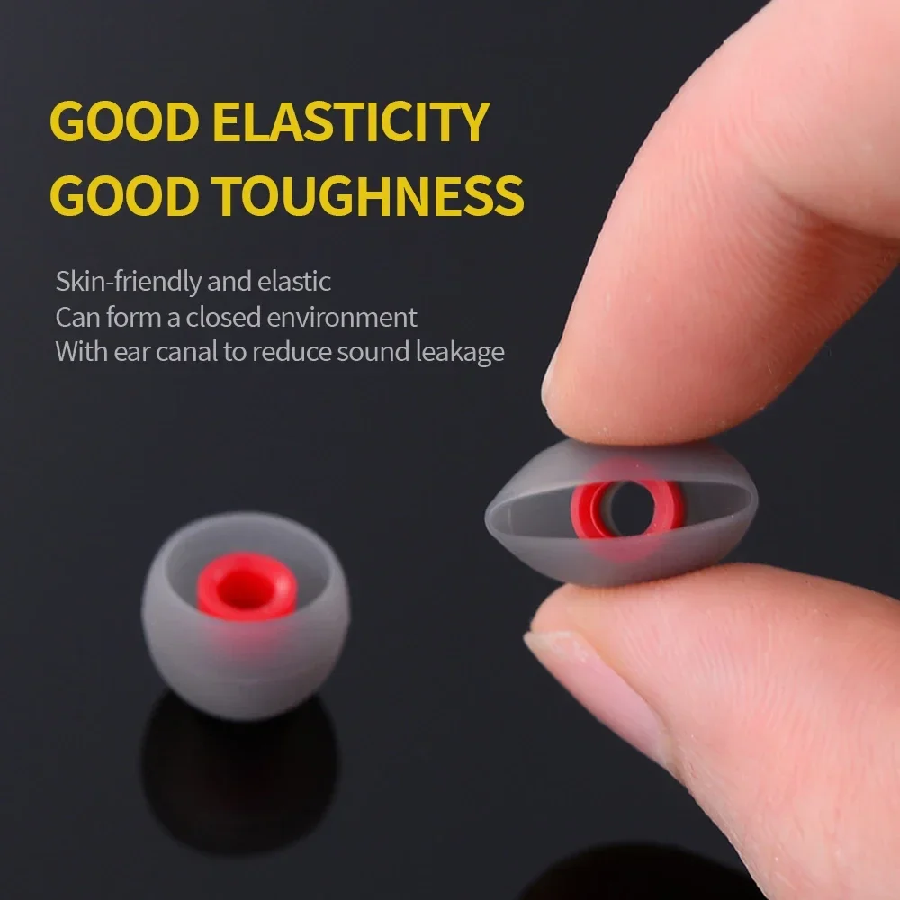 1/60 pares de cubiertas de sil - Silicone Ear Tip Replacement reseña y precio